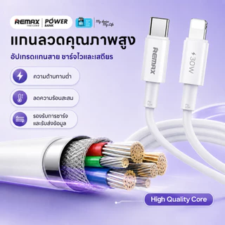 Remax Cable รุ่น RC-C026 สายชาร์จมือถือ สายชาร์จ Type-C to IP ชาร์จเร็ว PD 30W มีประกันศูนย์ไทย