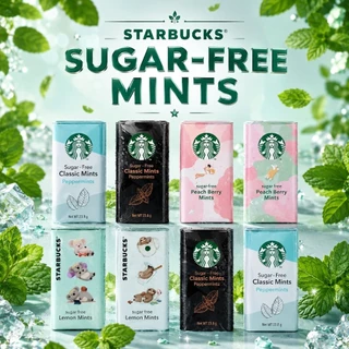 Starbucks ลูกอม Sugar-Free Classic Mints / Peppermints