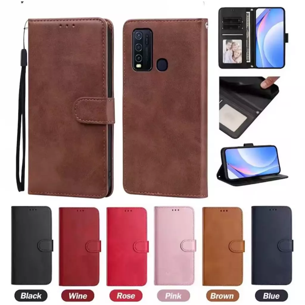 เคสฝาพับหนัง ล็อคได้ สำหรับ Vivo Y50 Y30 เคสกันกระแทกฝาพับ พร้อมช่องใส่บัตร