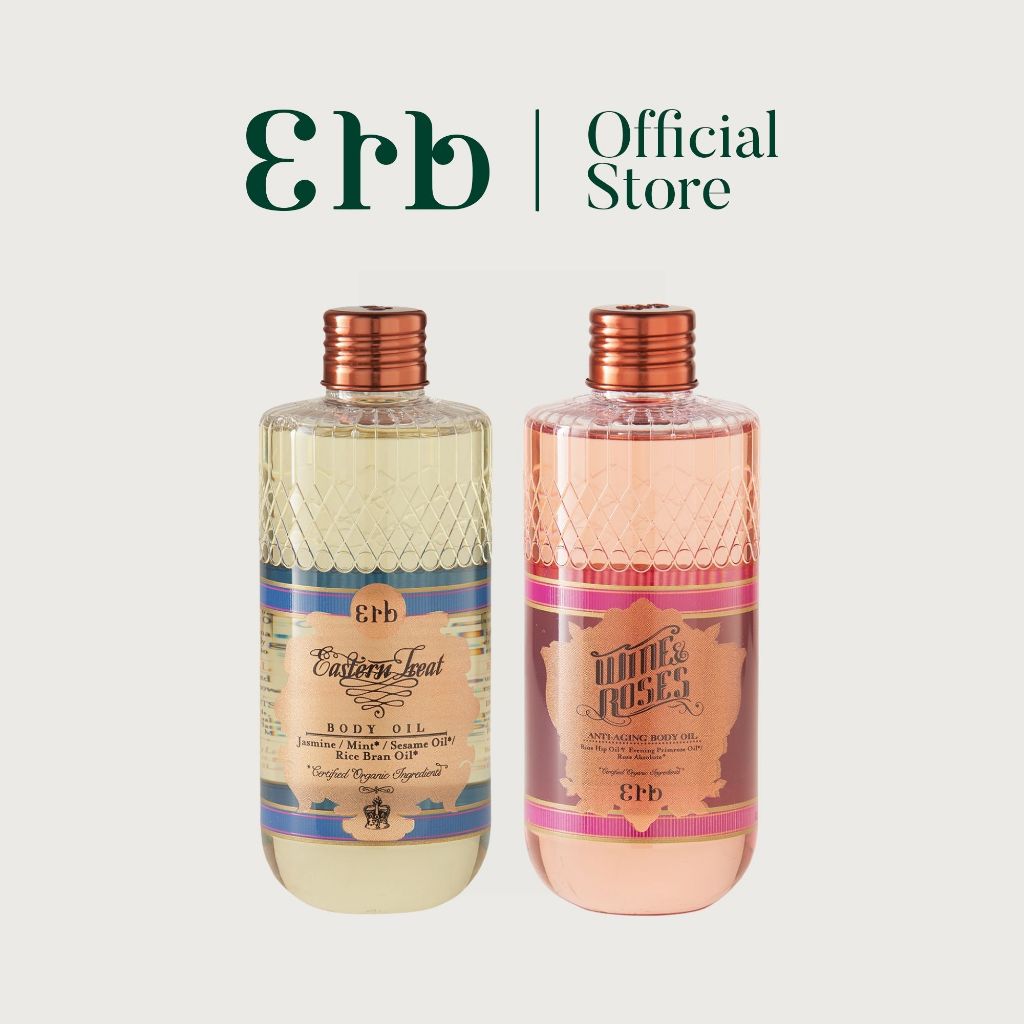 Wine & Roses Anti-Aging Body Oil 240 ml. + Eastern treat Body Oil 240 ml. บอดี้ออยล์ กลิ่นขายดี