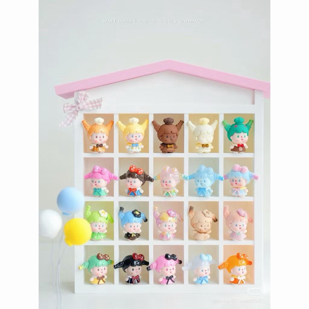 🌈✨(แบบสุ่ม)Bubble Beans Ponytail : 1 ซองได้ 4 ตัว