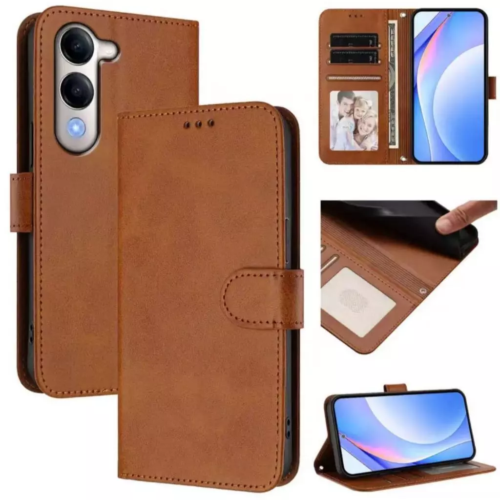 เคสฝาพับหนัง ล็อคได้ สำหรับ Vivo Y04 Y04S Y29S เคสกันกระแทกฝาพับ พร้อมช่องใส่บัตร