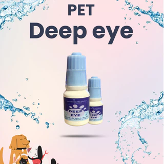 Deep eye ผลิตภัณฑ์ดูแลดวงตาสุนัขเเละเเมวลดการติดเชื้อเเบคทีเรีย ตาเเดงตาแฉะ เจ็บตา มีขี้ตา