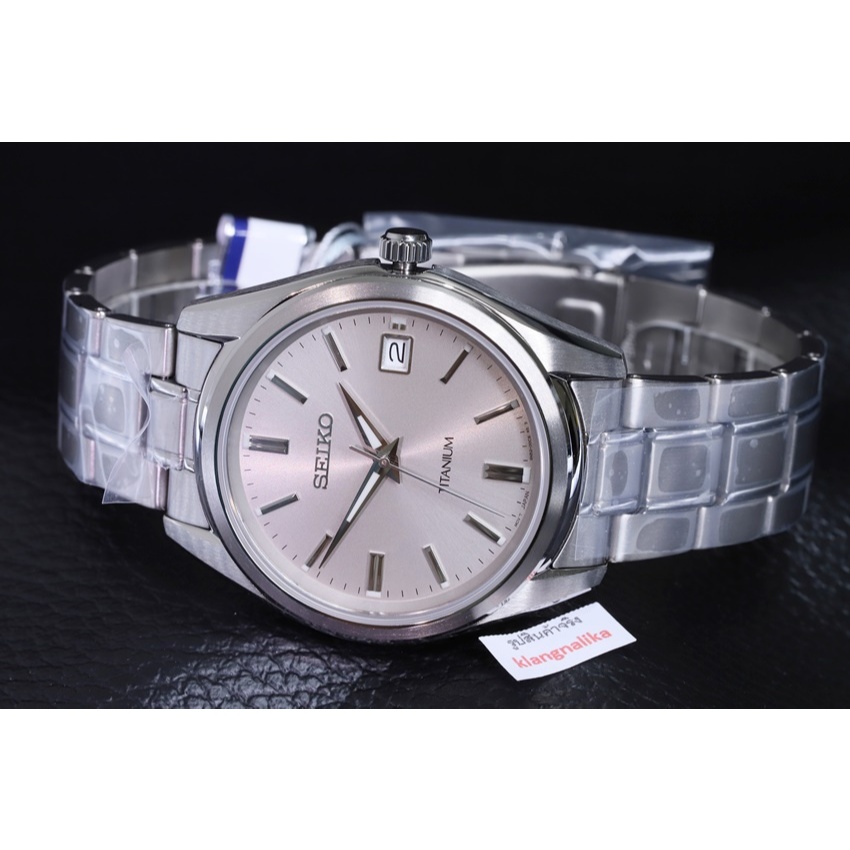 นาฬิกา SEIKO QUARTZ SAPPHIRE TITANIUM รุ่น SUR369P1
