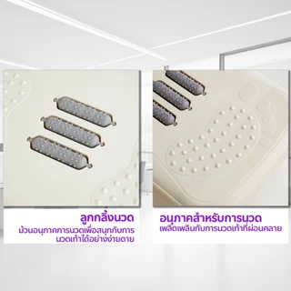 ที่พักเท้าใต้โต๊ะ 2in1 ใต้โต๊ะ เพื่อสุขภาพ บรรเทาการเมื่อยล้าฝ่าเท้า มีลูกกลิ้งนวด ออฟฟิศซินโดรม ที่วางเท้าใต้โต๊ะทำงาน