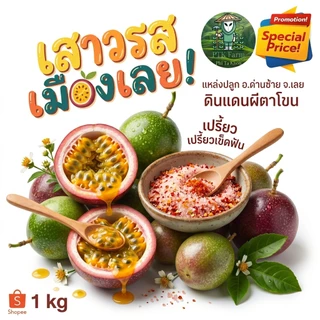 เสาวรสสด ผลใหญ่จัมโบ้ คละไซส์ น้ำเยอะ หวานอมเปรี้ยวชื่นใจ ส่งตรงจากไร่ อ.ด่านซ้าย จ.เลย ราคาถูก เก็บใหม่ทุกวัน พร้อมส่ง