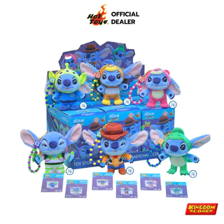 Hot Toys Blind Box ฟิกเกอร์ ของสะสม Cosbi PPLU121N - Stitch Fan-Cination – Toy Story Stitch Cosbi Keychain (Set 6)