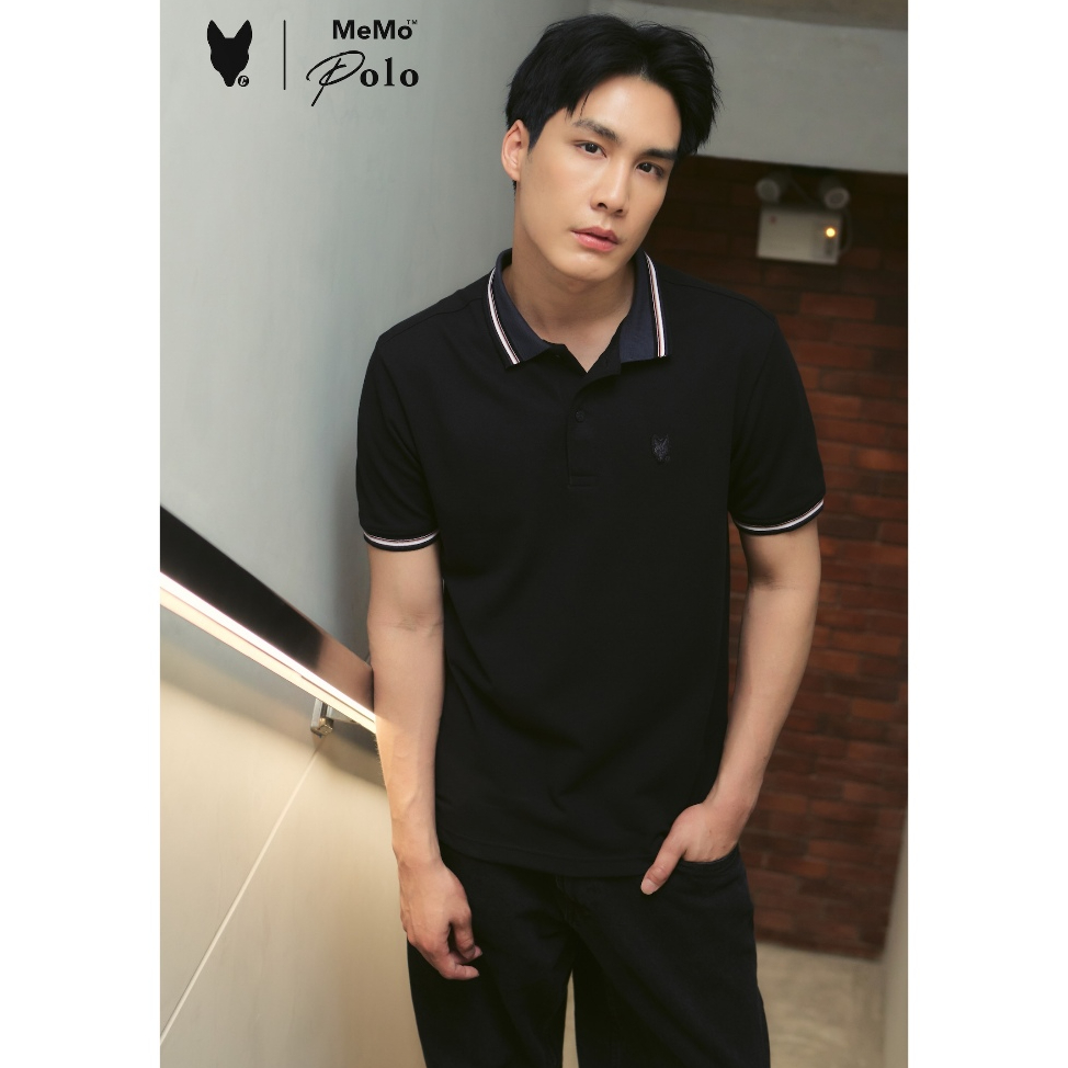 AEIOU🦊เสื้อโปโล Memo กระดุม 2 ปกคอริ้ว Polo RIW New Iconic (Best Seller) D2