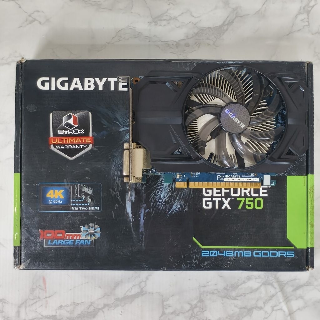 GIGABYTE GTX 750 2G DDR5  มือสอง