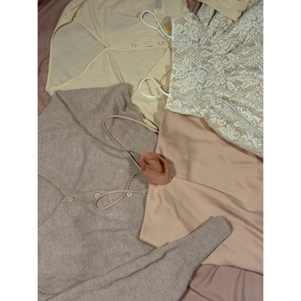 Nichp Rose Top & other brand เสื้อสีชมพูหวานละมุน