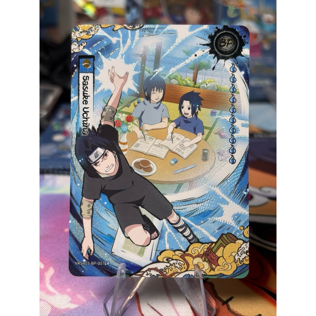 [พร้อมส่ง]KAYOU 2026 Naruto Sasuke Uchiha NRSA03-BP-007L4 Serial #926/999 Card