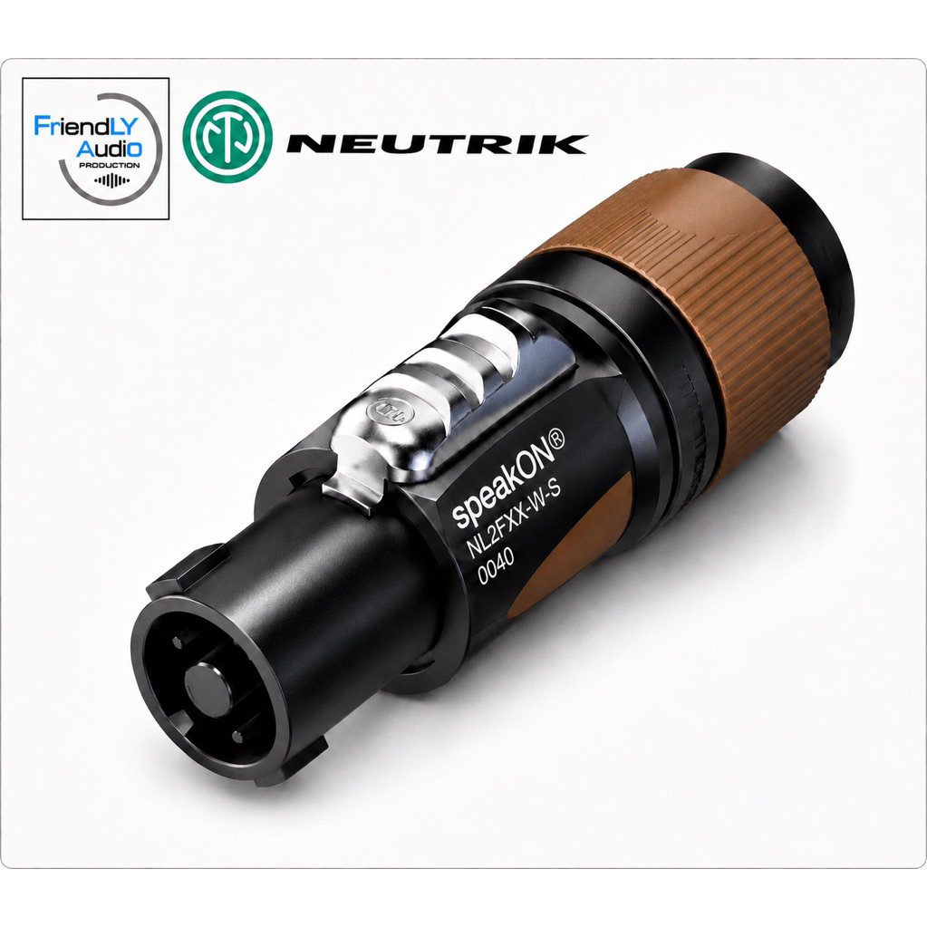 *ของแท้* NEUTRIK NL2FXX-W-S speakon สเปคคอน ตัวผู้ แจ็คสเปคคอน NL 2 FXX W S สเปคคอนตัวผู้ NL2FXXWS ส