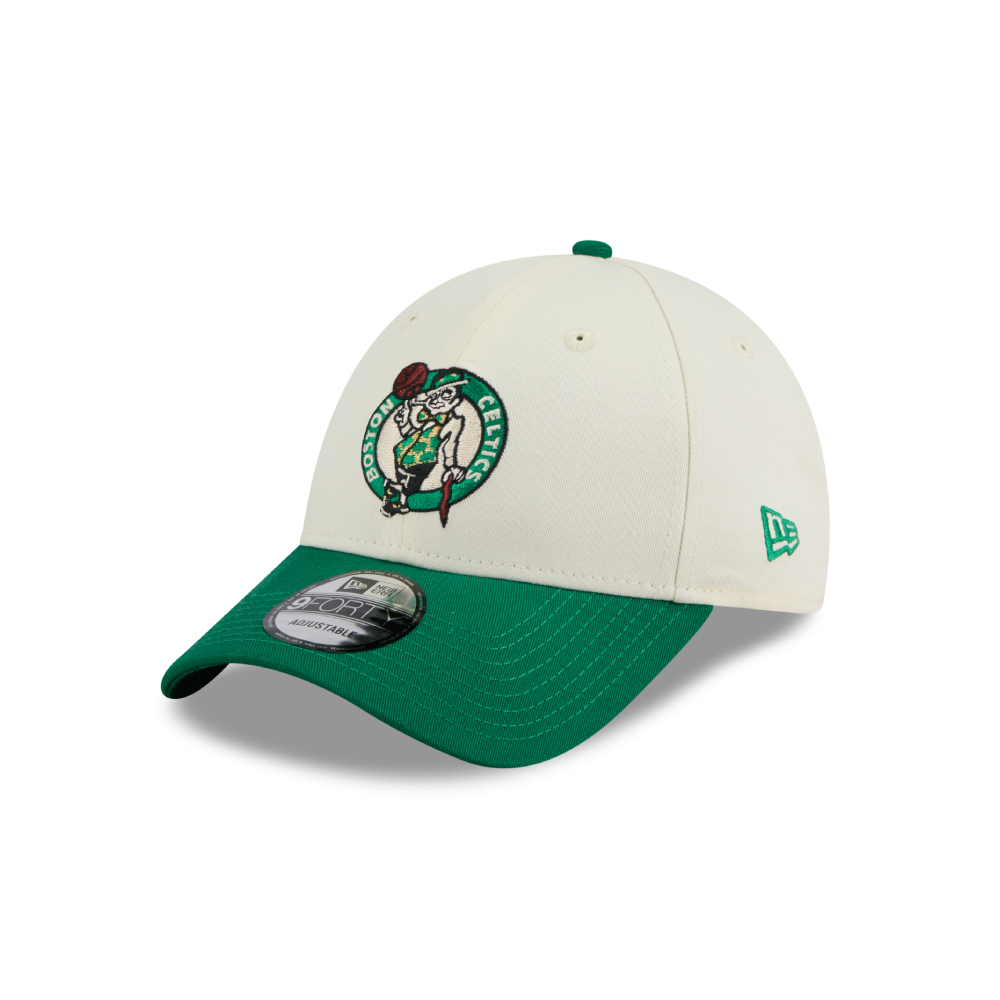 หมวกแก๊ป New Era รุ่น Boston Celtics League Mix Game Day 2-Tone Kelly Green Visor Chrome White 9Forty Cap