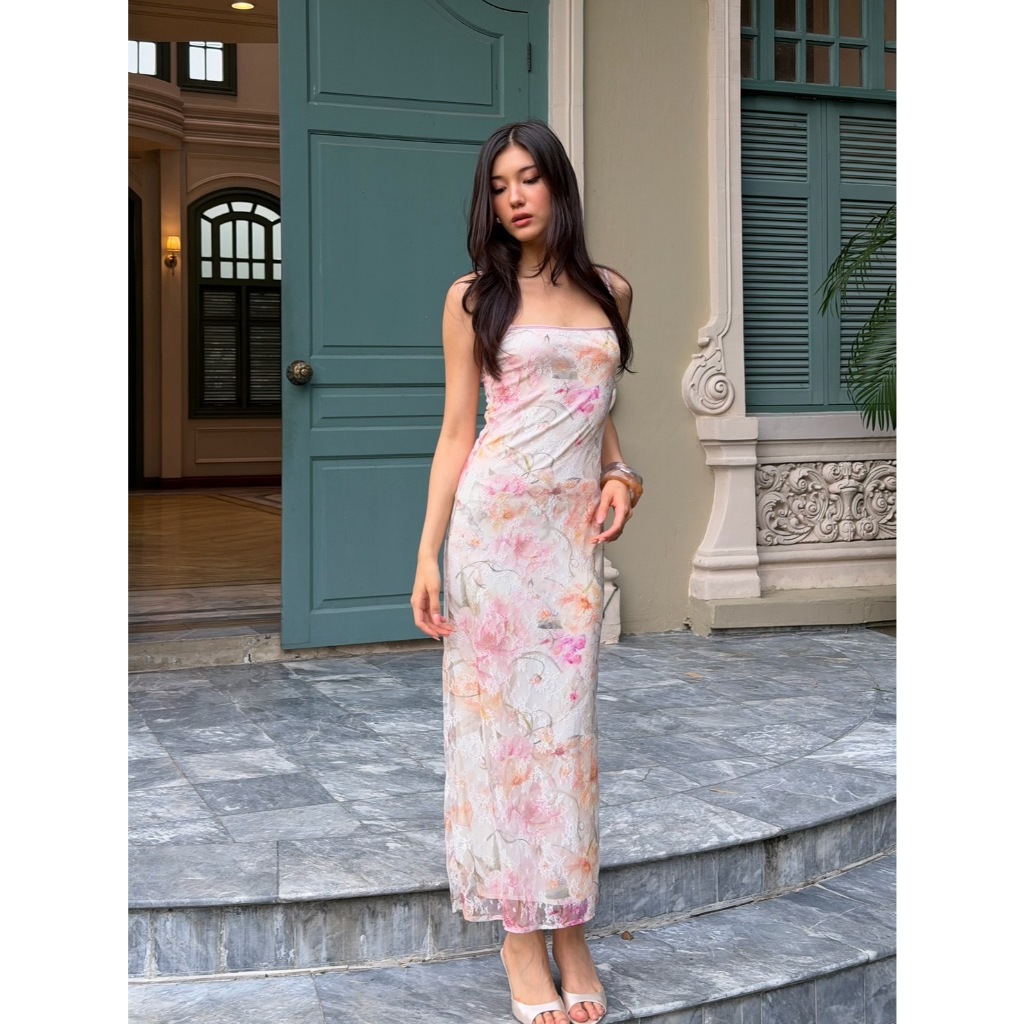 Fabrique.co - ขายดีมาก! Flair dress ชุดเดรสสายเดี่ยว แฟชั่นผู้หญิง เดรสไปทะเล เดรสไปงานแต่ง ชุดออกงาน