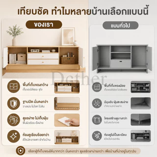 DC ชั้นวางทีวี ตู้วางทีวี โต๊ะวางทีวี 65/55/32นิ้ว ตู้วางทีวพร้อมลิ้นชัก รับน้ำหนักได้ 200KG TV Cabinet