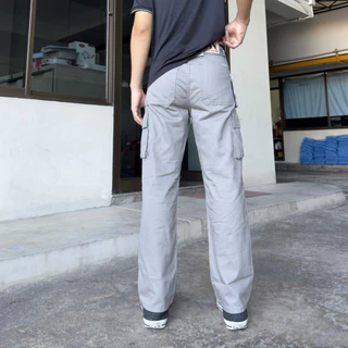 กางเกงคาร์โก้ขายาวกระบอกใหญ่ ป้ายBN มี6 สี (รุ่นใหม่)