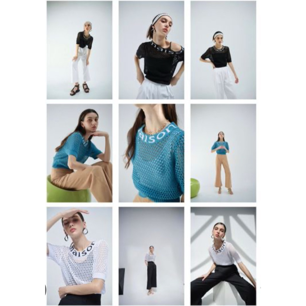 ส่งต่อเสื้อ Maison keeps สีขาว