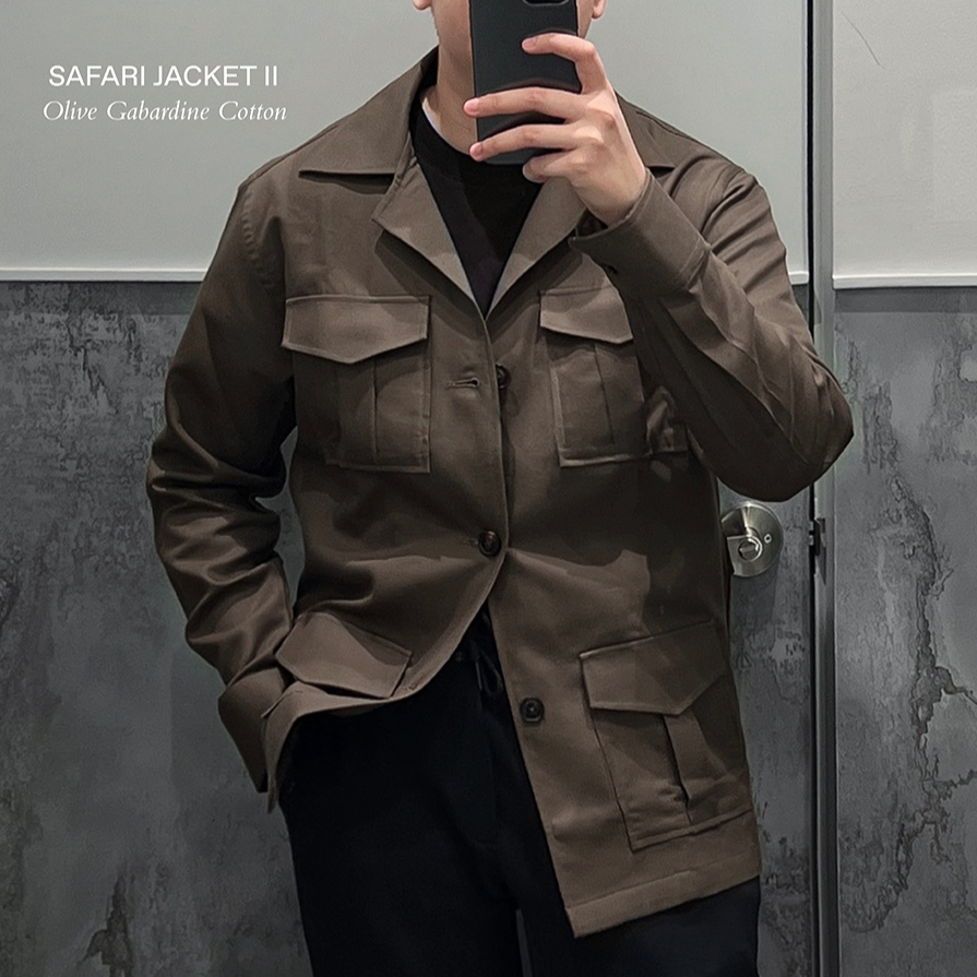 Archive Safari Jacket II (OLIVE GREEN)
