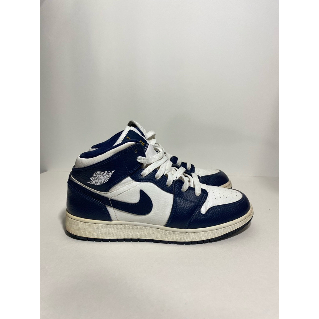 Nike Air Jordan 1 Mid Obsidian / UK6 25cm | ของแท้ มือสอง