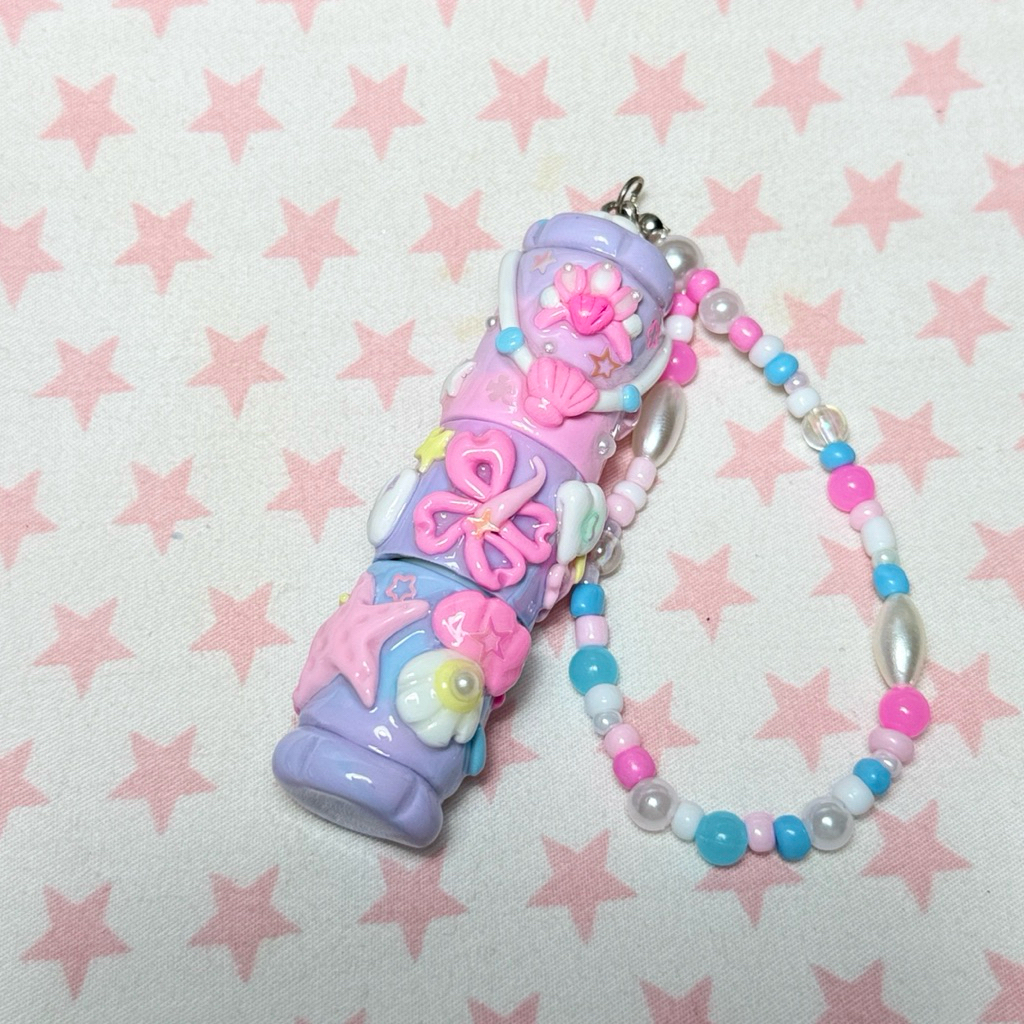 poysian case-pink/blue mermaid 🧜‍♀️
