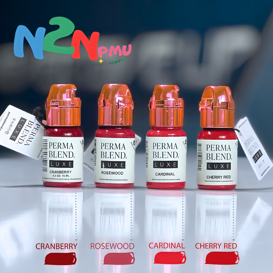 สีสักปาก PERMA BLEND LUXE – สีพรีเมียมสำหรับงาน PMU มืออาชีพ| N2N PMU SUPPLY