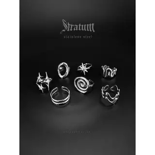 BOLSO แหวน Stainless Stratum Steel