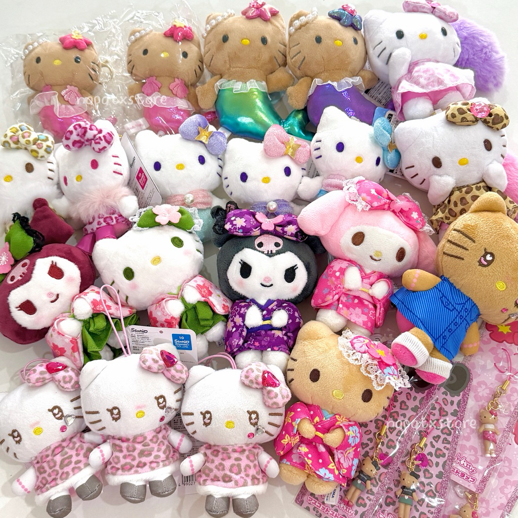 พร้อมส่ง โค้ดไลฟ์30% พวงกุญแจคิตตี้ Sanrio | Hello Kitty Fantasy Collection ของแท้หิ้วเอง