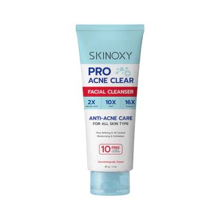 [ใหม่!!] โฟมล้างหน้าลดสิว SKINOXY PRO ACNE CLEAR FACIAL CLEANSER สกินอ๊อกซี่ โปร แอคเน่ เคลียร์ เฟเชียล คลีนเซอร์