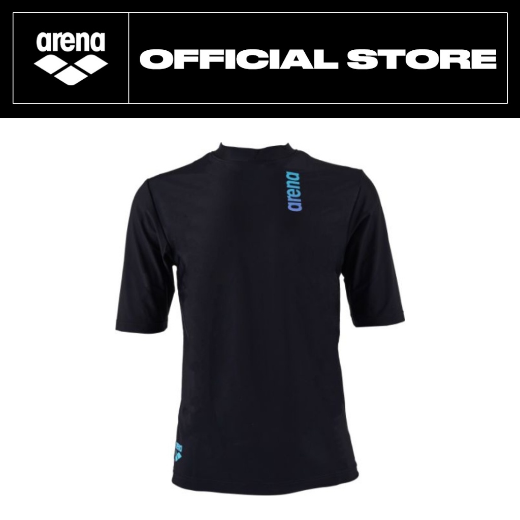 ARENA MEN SHORT SLEEVE RASH GUARD น้ำหนักเบา ยืดหยุ่น และแห้งเร็ว | AAMTR11