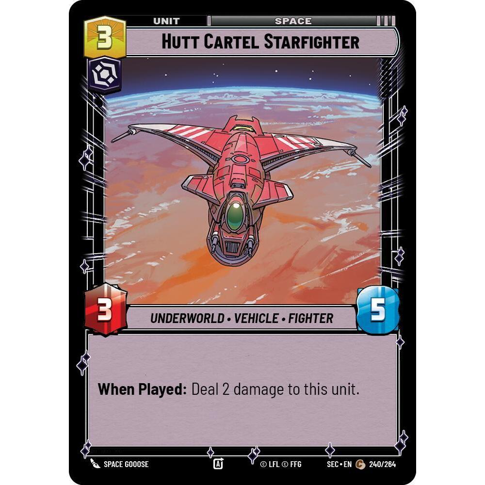 Hutt Cartel Starfighter - Secrets of Power (SEC) Star Wars: Unlimited TCG