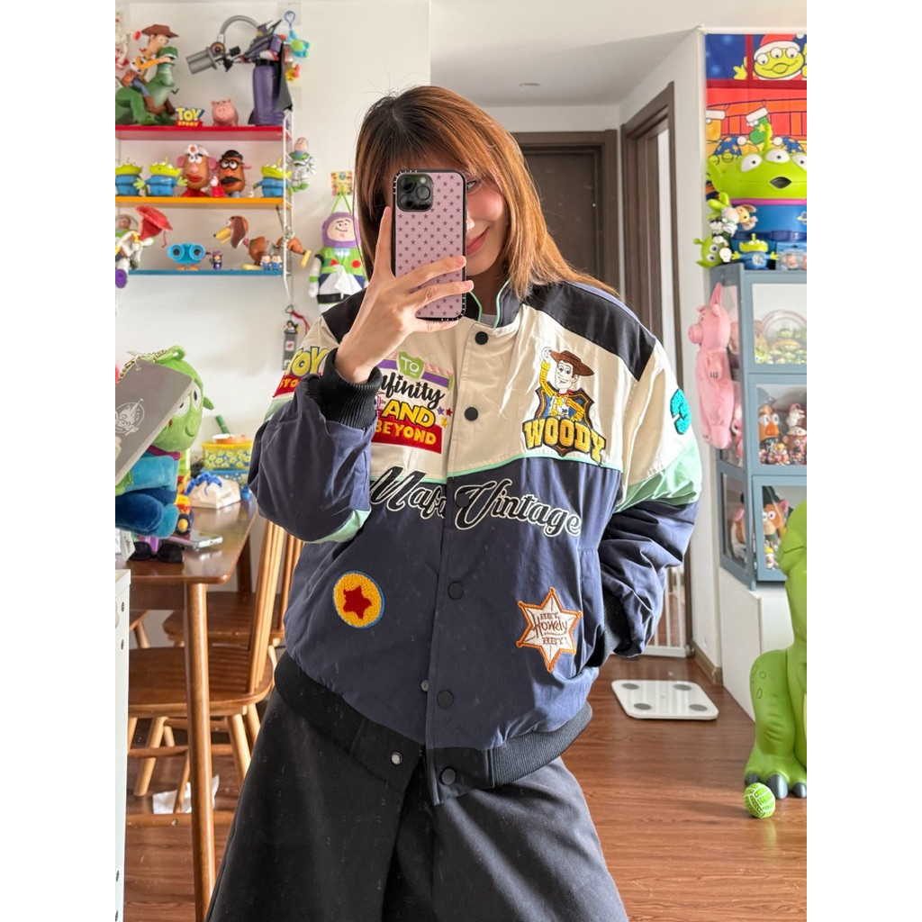 [ Pre-order 15-20วัน+- ] 🚀🤠💙 เสื้อแจ็คเก็ตสไตล์วินเทจToy Story ! 👀