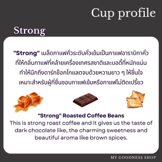 AKHA AMA COFFEE กาแฟ อาข่า อ่ามา : STRONG เมล็ดกาแฟคั่ว อาข่า อาม่า (คั่วเข้ม 1 kg)