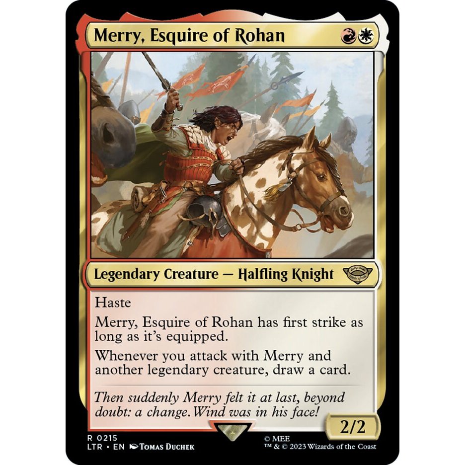 [The Lord of the Rings: Tales of Middle-earth] - (LTR) - (R) - [Merry, Esquire of Rohan] - [2023]