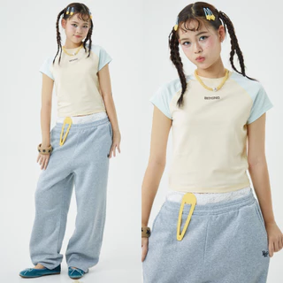 Bemingpants089(S-5XL)-Umji Pants - กางเกงวอร์มทรงปล่อยดีไซน์เรียบมินิมอลใส่ได้ทุกวัน