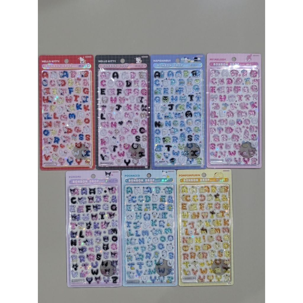 พร้อมส่ง✨️สติ้กเกอร์ ซานริโอ้ติดเคสโทรศัพท์  BONBON DROP ของแท้ 💯 จากญี่ปุ่น🇯🇵 (มีมากกว่าในภาพ)