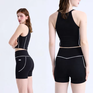 Mood Sculpt Tank - สปอร์ตบราตัวยาว มีฟองน้ำในตัว กระชับ ช่วยซัพพอร์ต (Removable Pads) | THE MOOD MOVE
