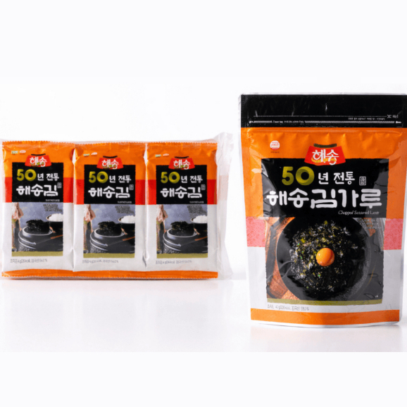 [แยกขายแบบแพ็ค/ชิ้น] สาหร่ายแผ่น/โรยข้าว Roasted & Seasoned Laver