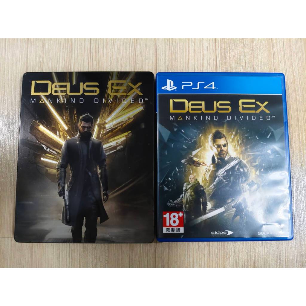 มือสอง PS4 Deus Ex Mankind Divided (Z3/Asia) Eng กล่องเหล็ก steelbook กล่องเหล็กมีรอยตามรูป
