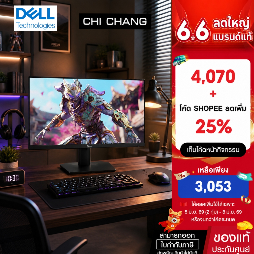 Dell 24 240Hz Monitor SE2426HG FHD IPS [ประกัน onsite 3 ปี]