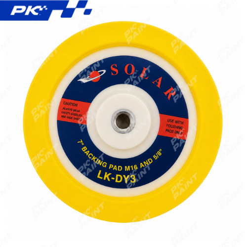 แป้นขัดสีรถยนต์ตีนตุ๊กแก 7 นิ้ว SOLAR รุ่น LK-DY3 (เกลียว M16 และ 5/8")