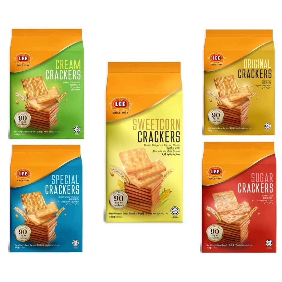 ขนมแครกเกอร์ 5 รสชาติ 360g. (ตรา LEE)