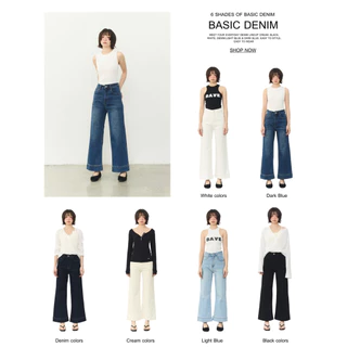 BAVE OFFICIAL - Basic denim ผ้ายืด BJ51669