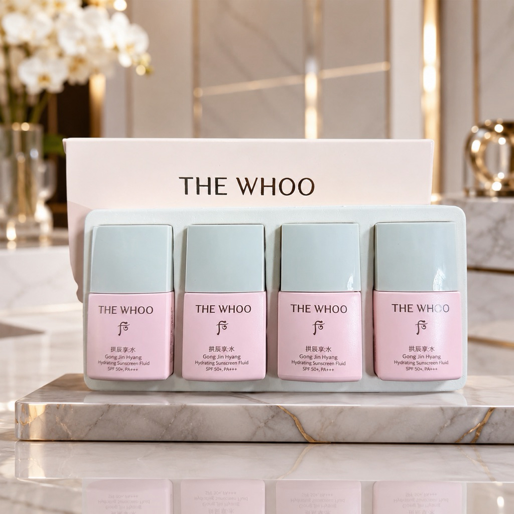 กันแดดเนื้อฟลูอิด THE WHOO สัมผัสบางเบาฉ่ำน้ำ ปกป้องผิวขั้นสุดด้วย SPF50+/PA+++ หน้าเนียนนุ่มกระจ่างใส ไม่มันเยิ้ม