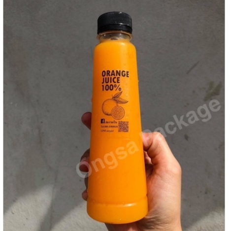 ขวดพลาสติก ขนาด 250 ml ทรงแจกัน ( 50 ใบ /120 ใบ + พร้อมฝา เลือกสีฝาได้ ) ขวด บรรจุเครื่องดื่ม พลาสติกใส PET