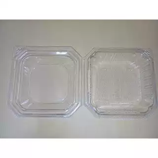 DD กล่องใส OPS DD-17A แบบล็อค (100ใบ) บรรจุภัณฑ์เบเกอรี่ ที่ใส่อาหารและเครื่องดื่ม กล่องข้าว ไม่เป็นไอน้ำ