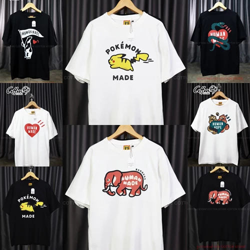 เสื้อยืด Human-A14 Bangkok Pokemon อก 38"-56" XS-5XL Cotton 100% ไม่ใช่ผ้ามัน ผ้าหนา ใส่สวย พร้อมส่งจากไทย