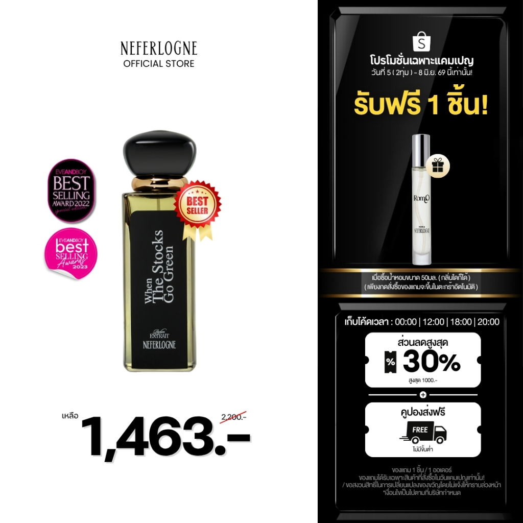 น้ำหอม When The Stocks Go Green (50ml) - Neferlogne