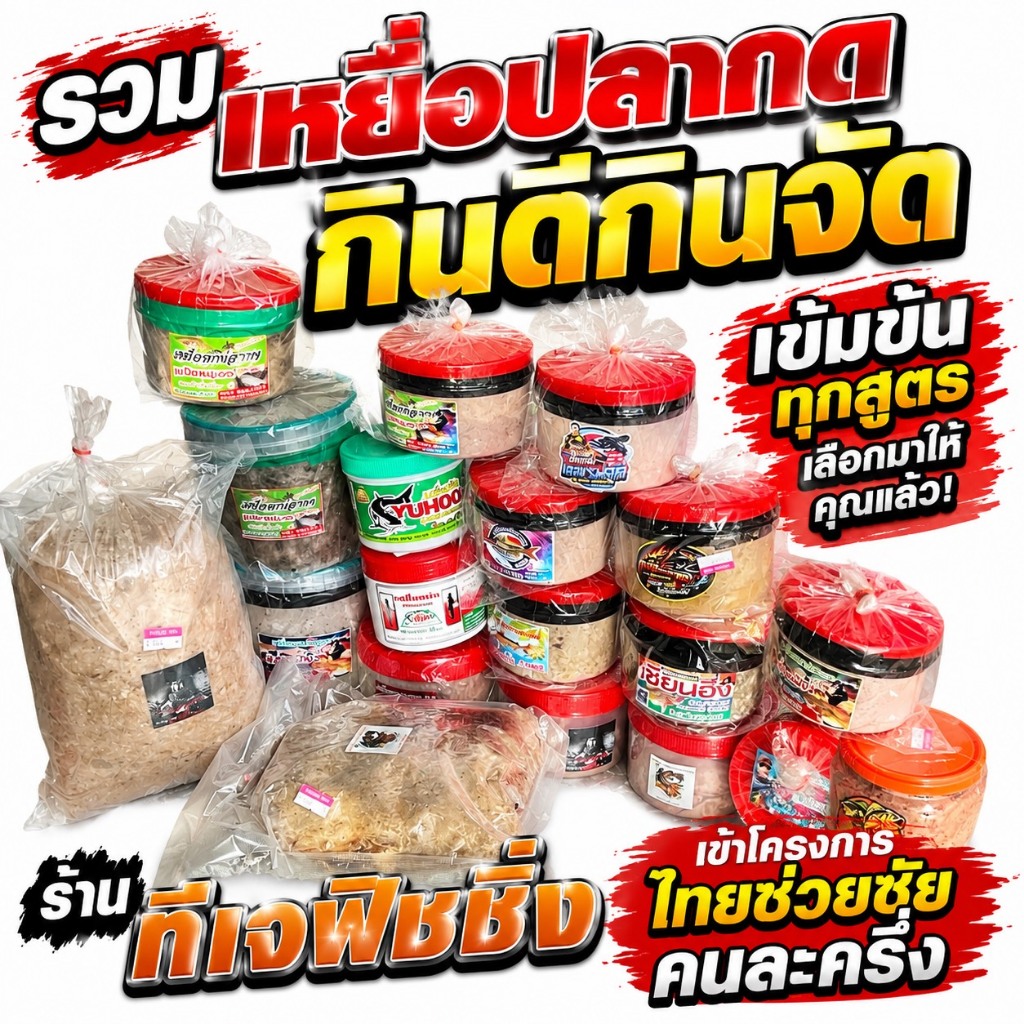 รวมเหยื่อปลากด สูตรเข้มข้น มีหลายยี่ห้อให้เลือก เหนียวใช้ง่าย กินดี กินจัด เลือกได้เลย เหยื่อปลากด เหยื่อหมักตกปลากด