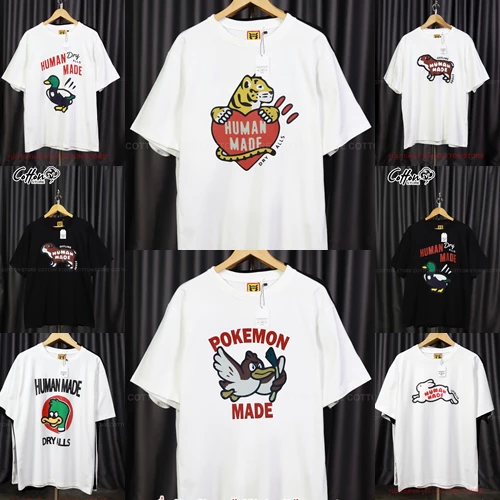 เสื้อยืด Human-A36 Pokemon Tiger อก 38"-56" XS-5XL Cotton 100% ไม่ใช่ผ้ามัน ผ้าหนา ใส่สวย พร้อมส่งจากไทย