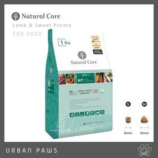 อาหารสุนัข Natural Core - ECO1 Organic Lamb & Sweet Potato สูตรแกะ จากเกาหลี🇰🇷 ขนาด 1 kg/ 2 kg